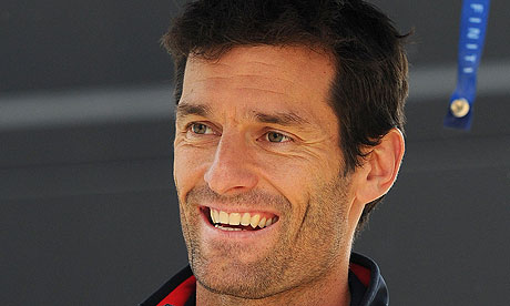 Mark Webber  - 2024 Dark brown hair & alternative hair style.
