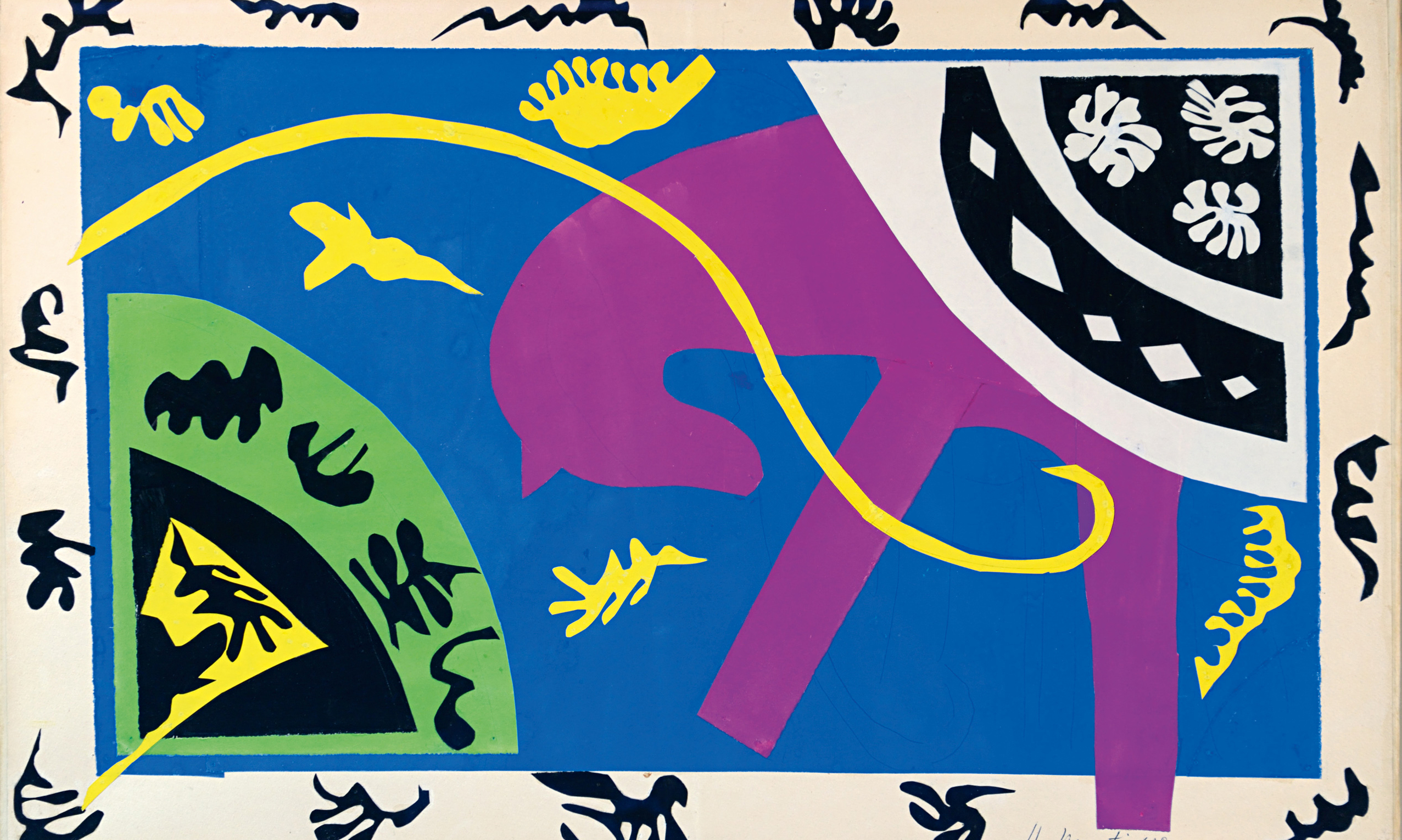 Henri Matisse Cut Outs Tegning Med Saks