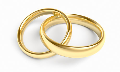 The golden wedding ring
