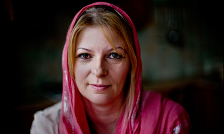 Lauren Booth . . .'How hard and callous non-Muslim friends and colleagues began to seem'. Photograph: Sarah Lee for the Guardian