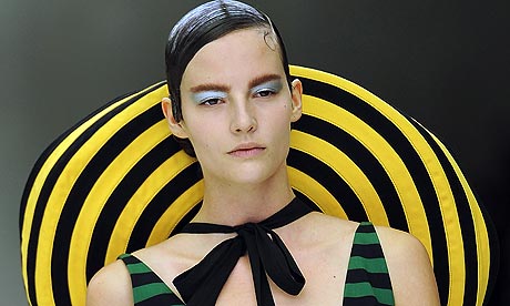 Prada shows Milan a flash of colour | Fashion | The Guardian  