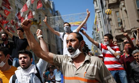 Erdogan faces fury of the streets as Istanbul erupts into mass protests | World news | The Observer
