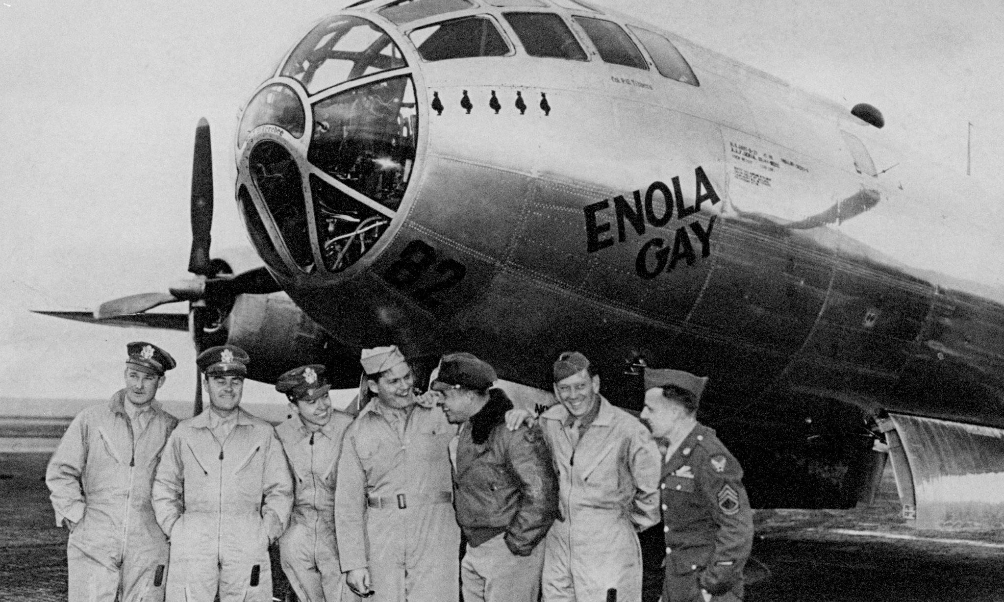 where did the enola gay take off from