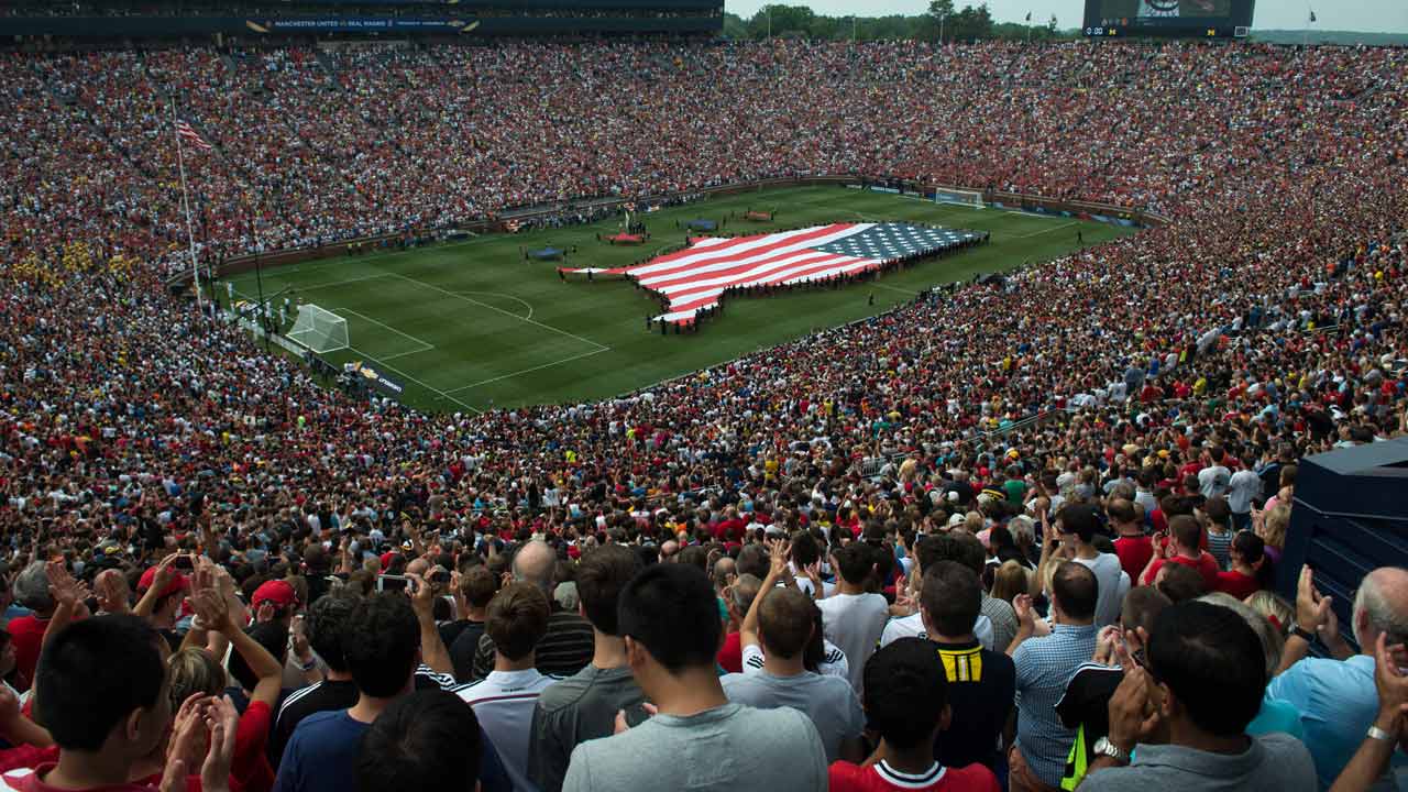 Manchester United v Real Madrid draws largest American crowd to a