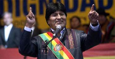 Thousands throng streets as Bolivian leader sheds tears but talks tough ...