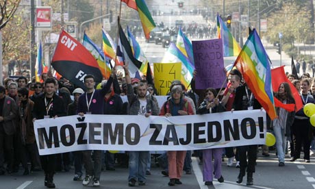 I gay pride più coraggiosi al mondo - Gay pride march in Belgra 006 - Gay.it