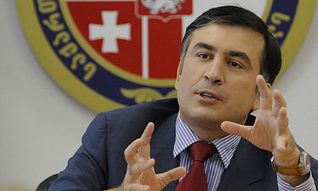 Georgia have developed a plan for greater integration with Abkhazia based on Mikheil Saakashvili&#39;s vision. Photograph: Irakli Gedenidze/AFP/Getty Images - Mikheil-Saakashvili-005