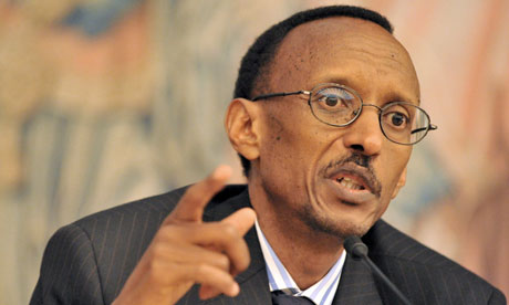 UN report has accused Rwanda's president, Paul Kagame, of supplying weapons to M23, a rebel group fighting Congolese army. Photograph Uwe Anspach/EPA