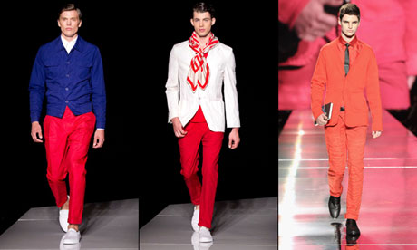 Why do so many men think it's acceptable to wear red trousers ...