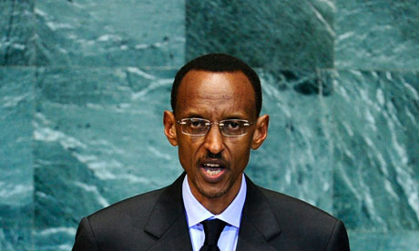 Paul Kagame's government has been dogged by allegations of persecuting its opponents, gagging media and arming rebels in neighbouring Democratic Republic of the Congo. Photograph: Emmanuel Dunand/AFP/Getty Images