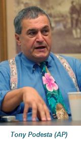 That firm is run by <b>Tony Podesta</b>, who legally peddles his influence with <b>...</b> - podesta