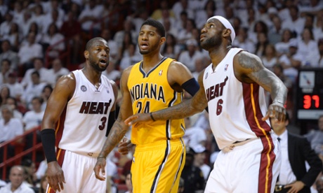 The Guardian Paul George wins battle with Lebron James as Pacers beat Heat in Game Two