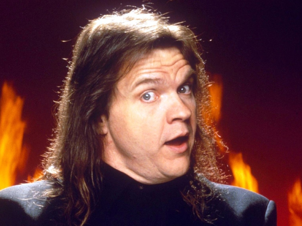Meat Loaf on fire.
