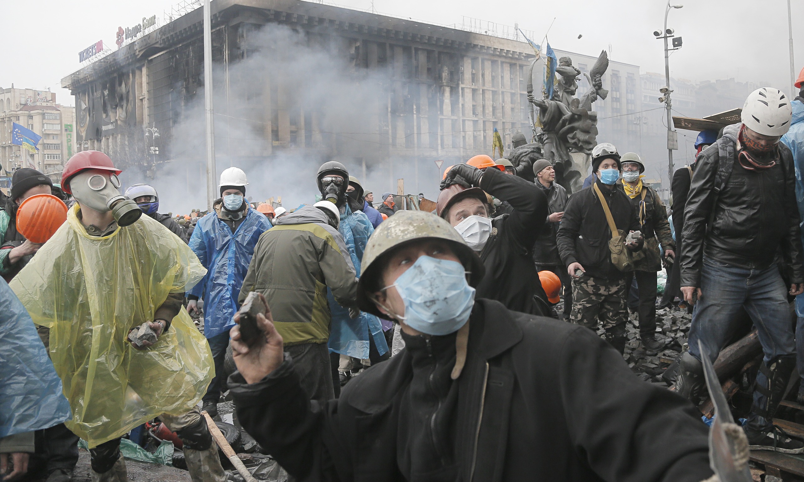 Ukraine Vladimir Putin Lays Blame At Door Of Protesters And The West