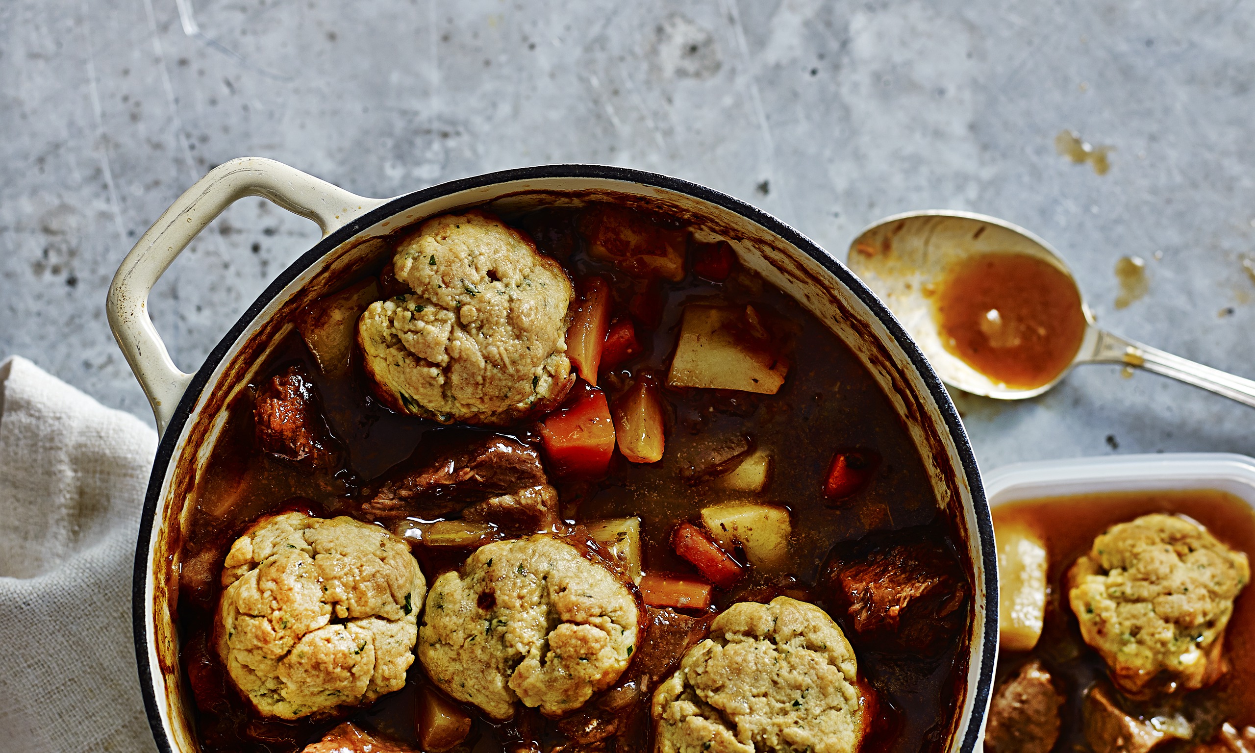Meals that cut the mustard steak and ale stew with Colman's dumplings