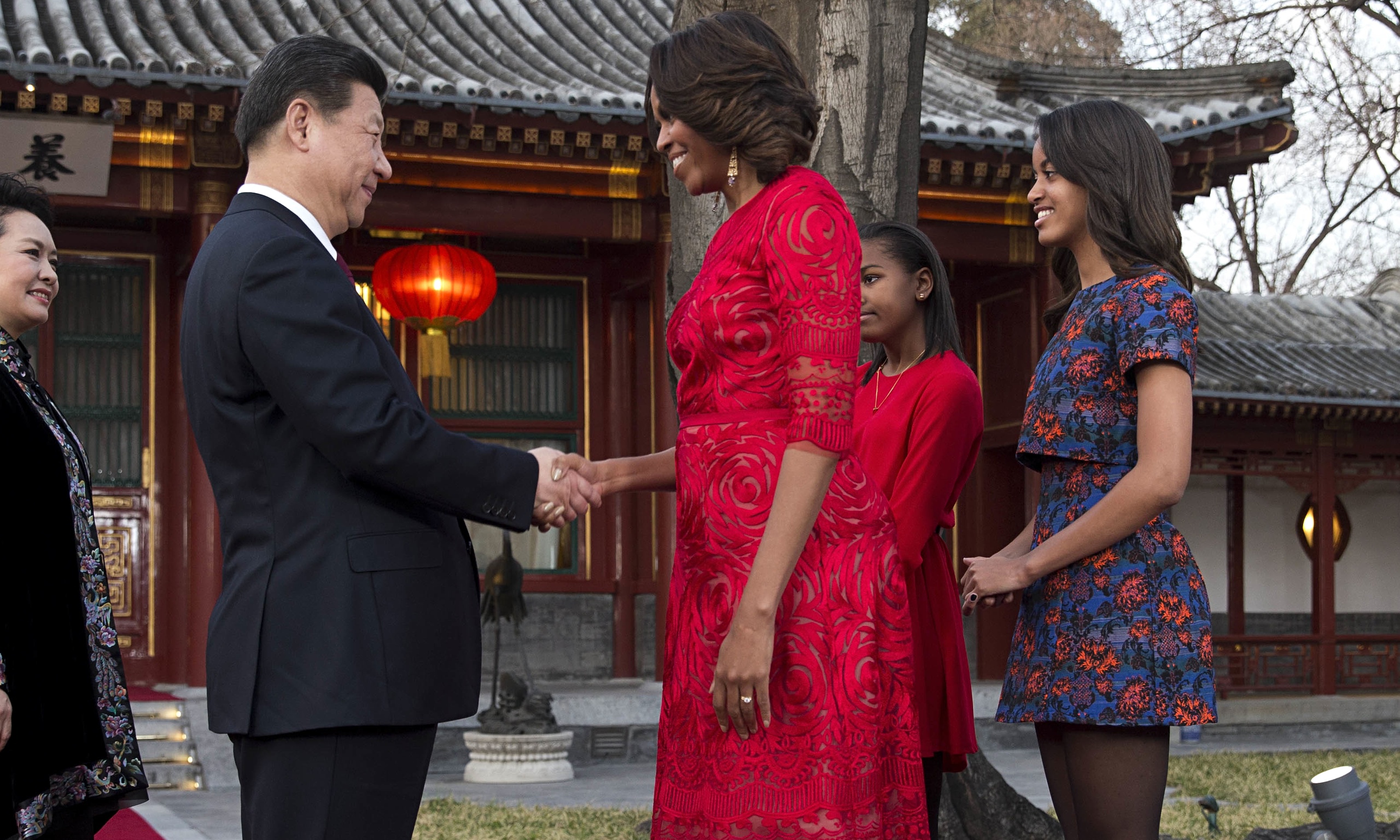 Michelle Obama meets Chinese president Xi Jinping on Beijing visit | US