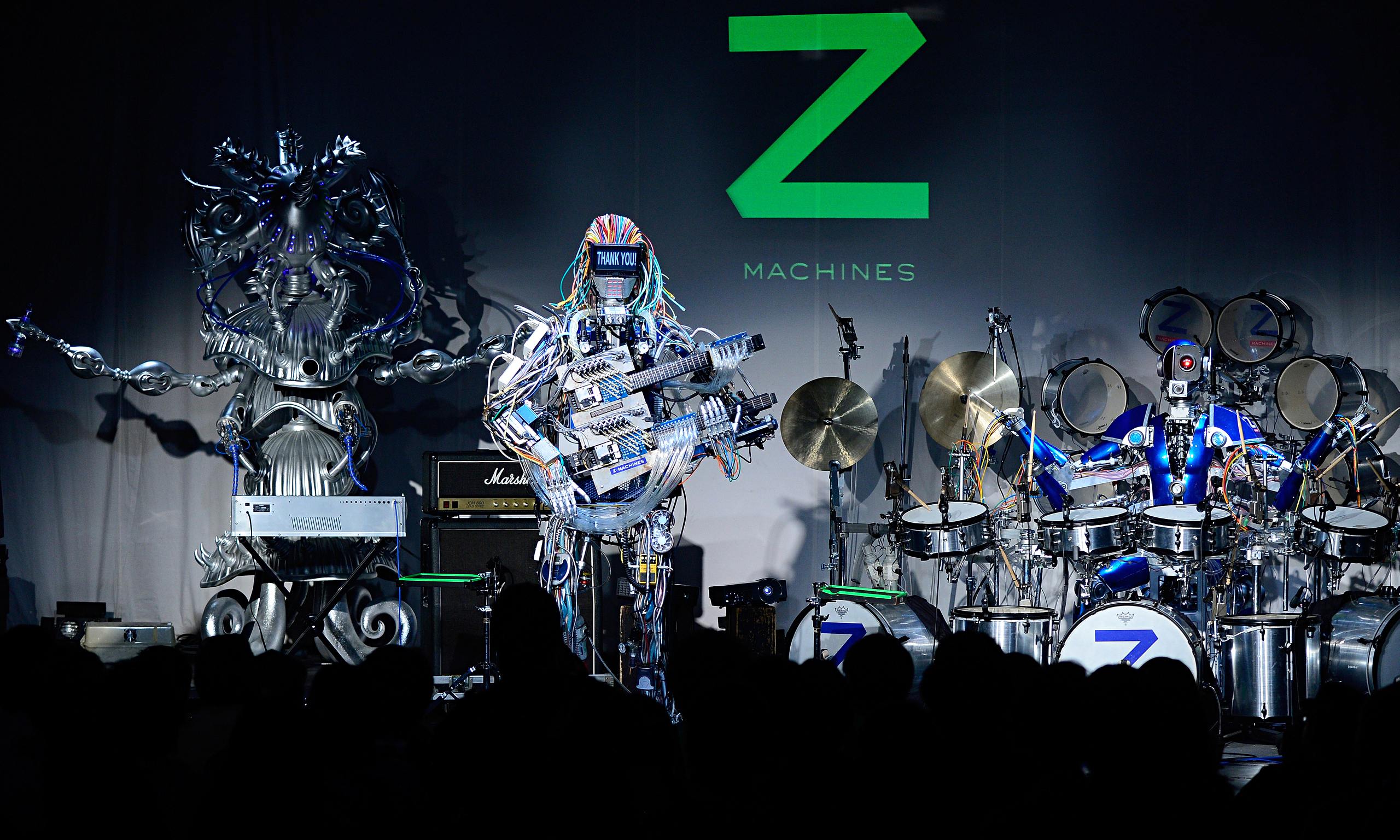 Игры музыка роботы. Группа Compressorhead. Z-Machines группа. Compressorhead роботы. Робот музыкант.