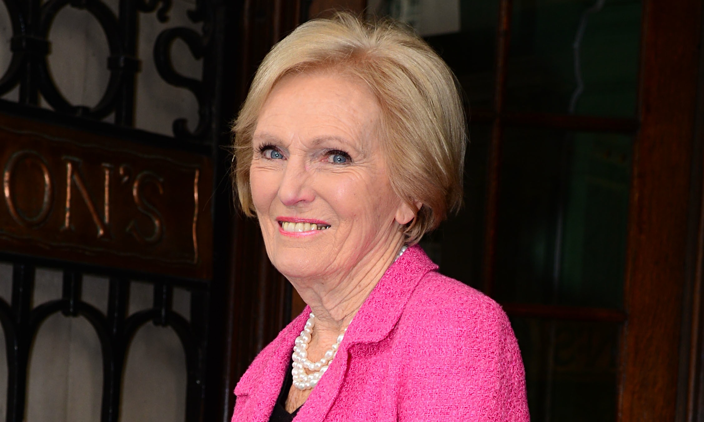 Mary berry. British TV News.