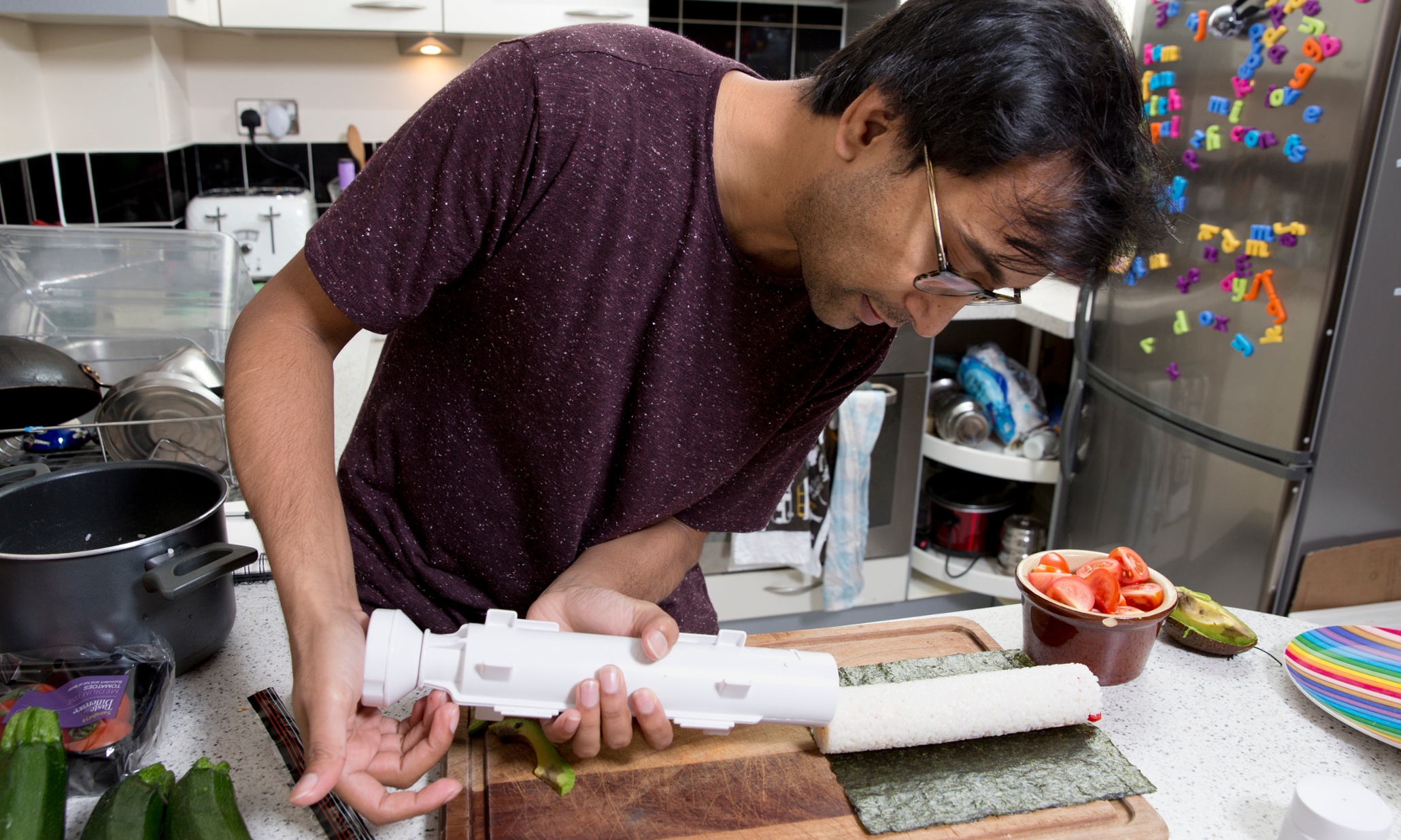 Rhik Samadder makes sushi with the Sushezi