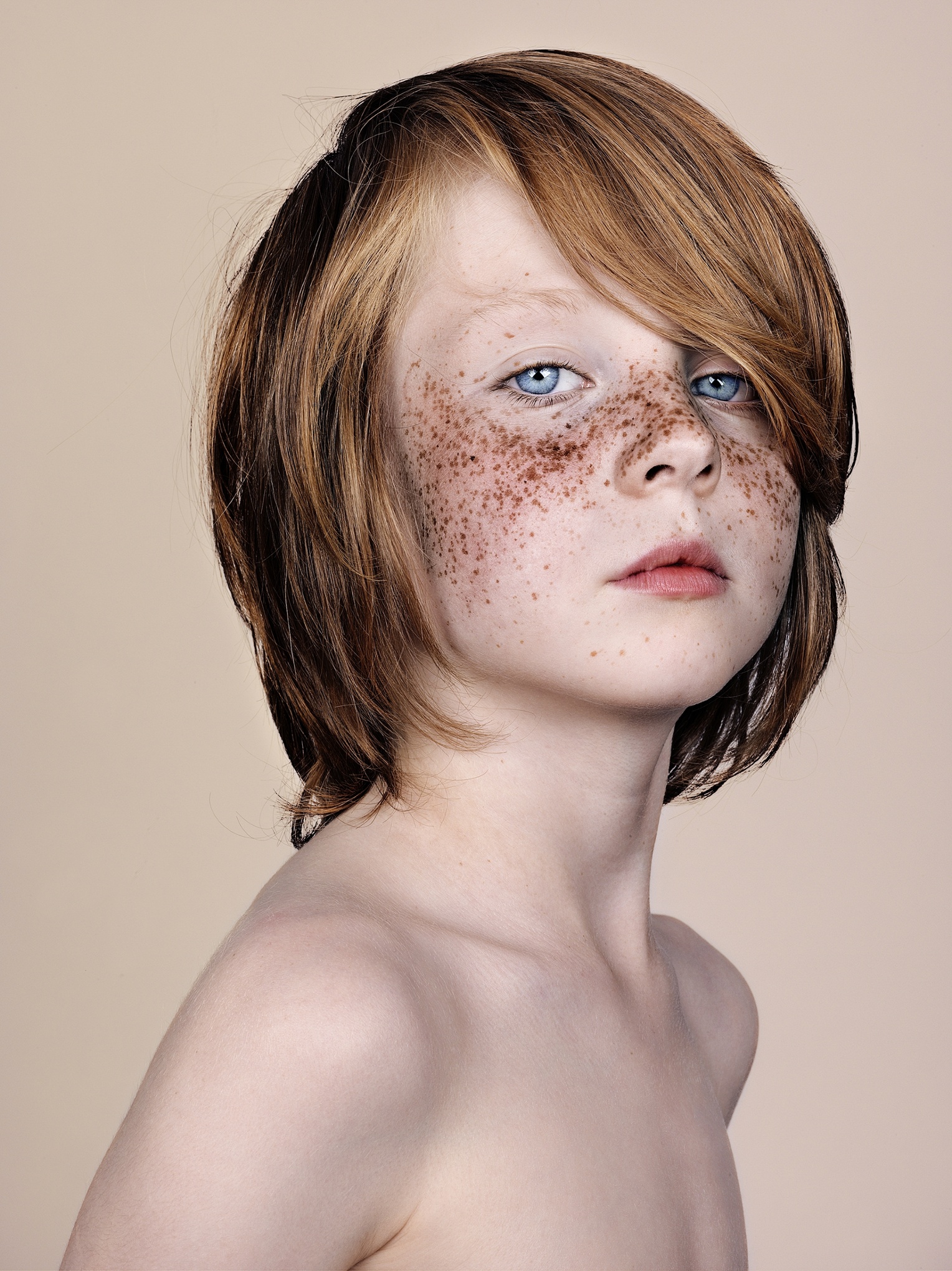 Freckles Brock Elbanks Striking Portraits – In Pictures Art And