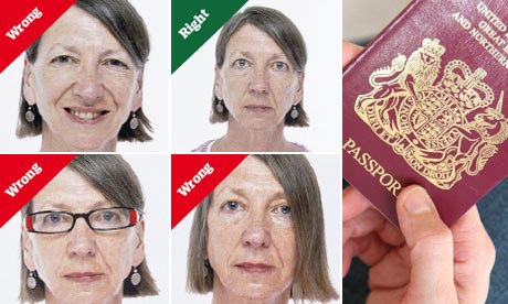 passport smile wrong hair glasses applying face take eyes composite photograph off don money right photographs nothing put those keep