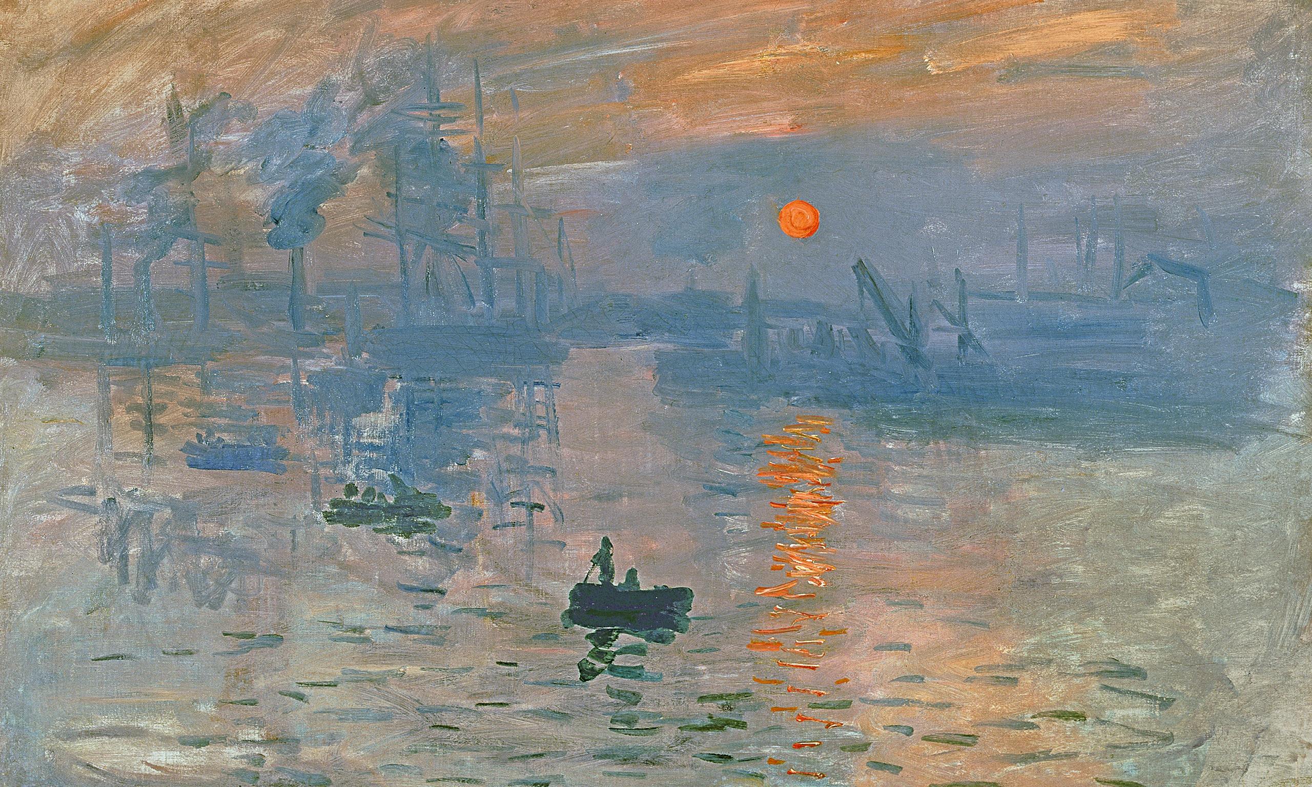 critique on impression sunrise by claude monet