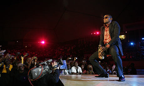 I'm with D'Banj … The Nigerian star at the MTV Africa awards in 2008. Photograph: Gary Calton