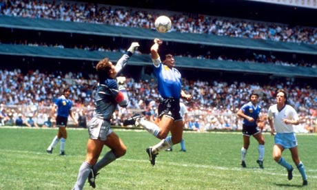 Seven deadly sins of football: Maradona punches one in – Mexico, 1986 ...