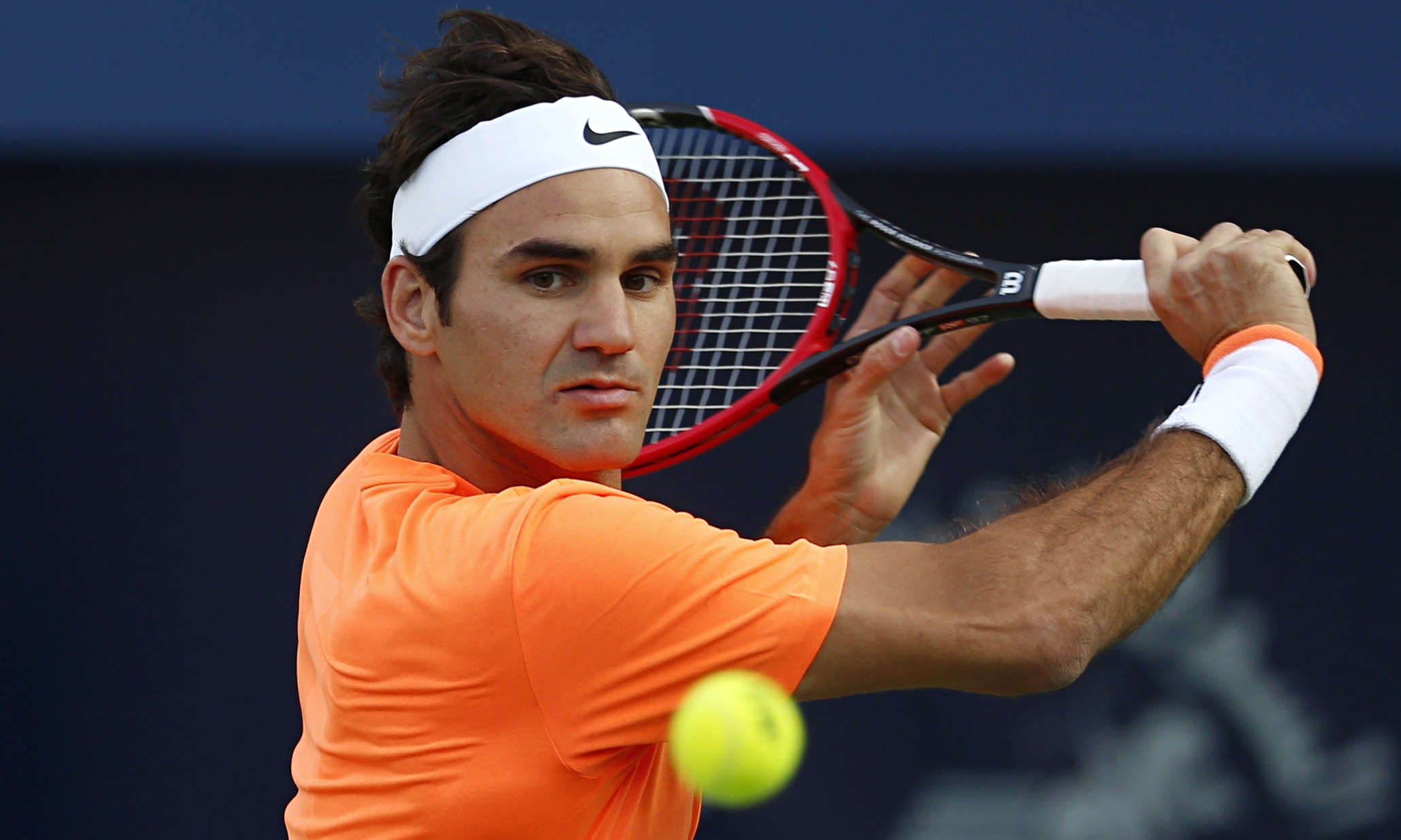 Foto di Kei Nishikori  & Roger Federer